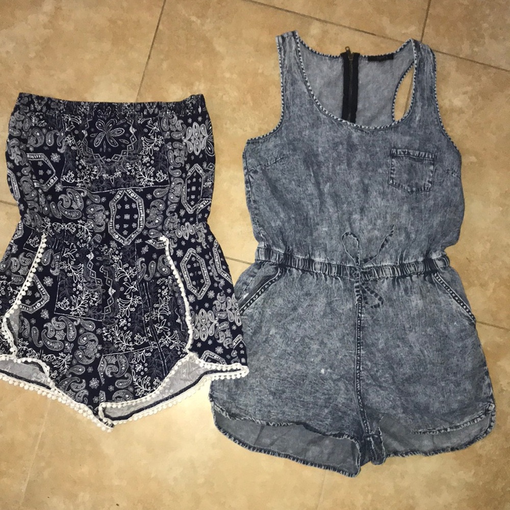 Women’s size Large rompers